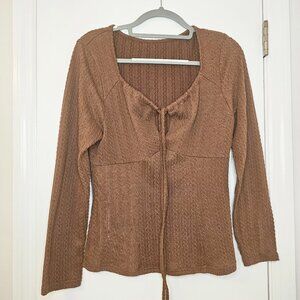 SHEIN Knitted Long Tee